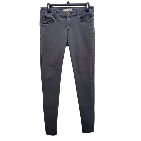 MNG Mango Paty Skinny Women's Gray Wash Colored Denim Slim‎ Leg Jeans Size US 6 - Picture 1 of 5